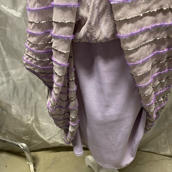 Patra purple bead embellished dress - Picture 10 of 13